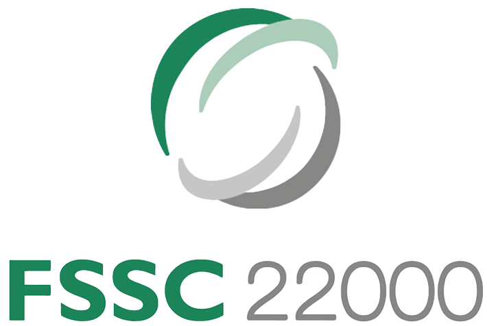 FSSC 22000 Vitaquest certification logo in green, gray, and yellow. FSSC 22000 Vitaquest certification logo in green, gray, and yellow.