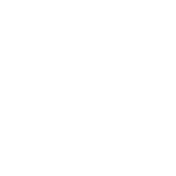 Vitaquest's stylized 'Q' logo of custom contract vitamin supplement manufacturer logo reverse white