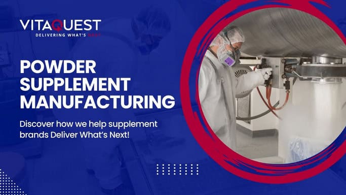 Custom Powder Supplement Manufacturing Services video thumb Vitaquest